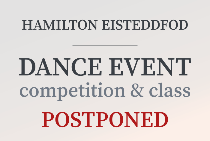 Dance Event Postponed
