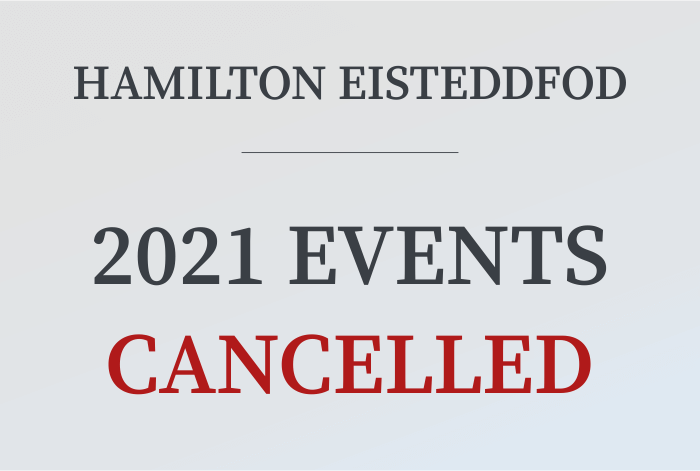 2021 Events Cancelled